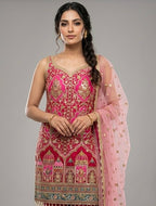 Pants set - Rani pink