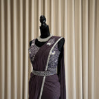 Fertiger Sari - Lila