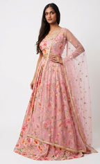 Flower lehenga - Esha