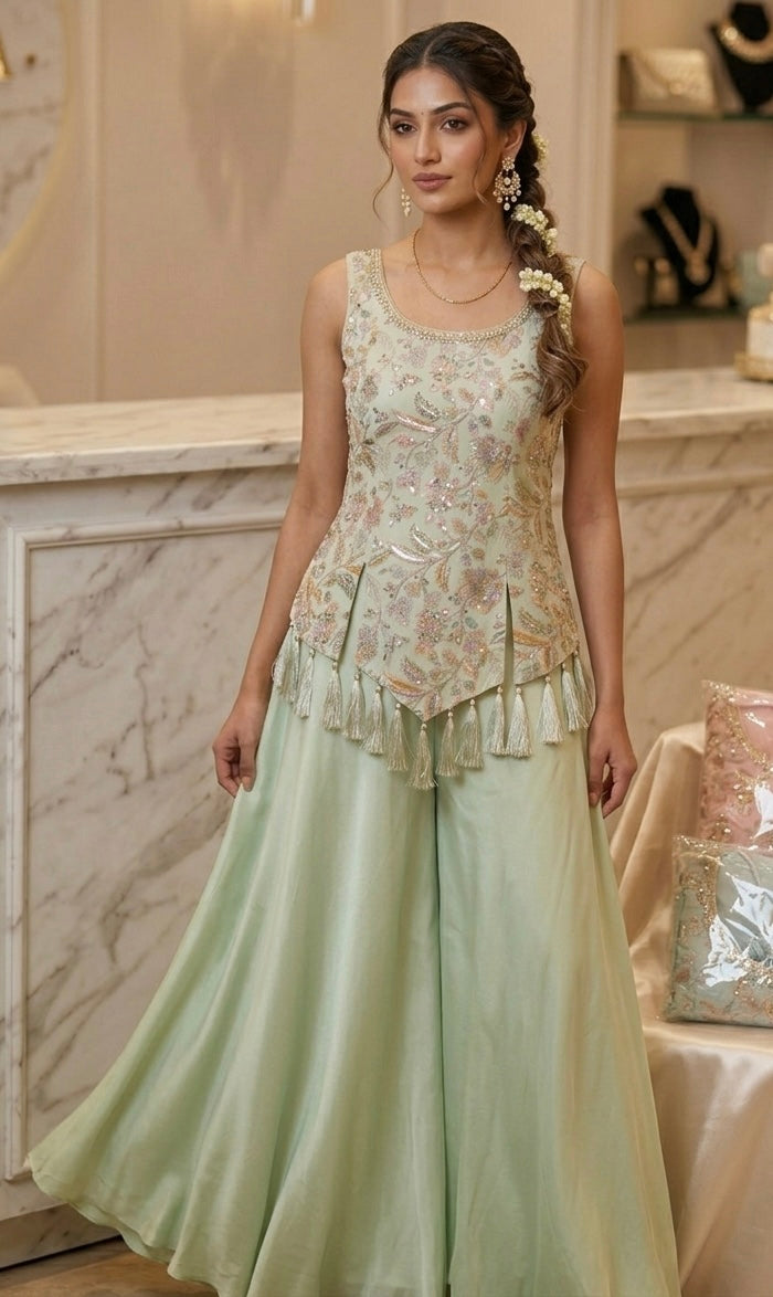 Sharara suit - Desi