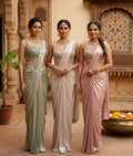 Readymade saree - shiny luxe