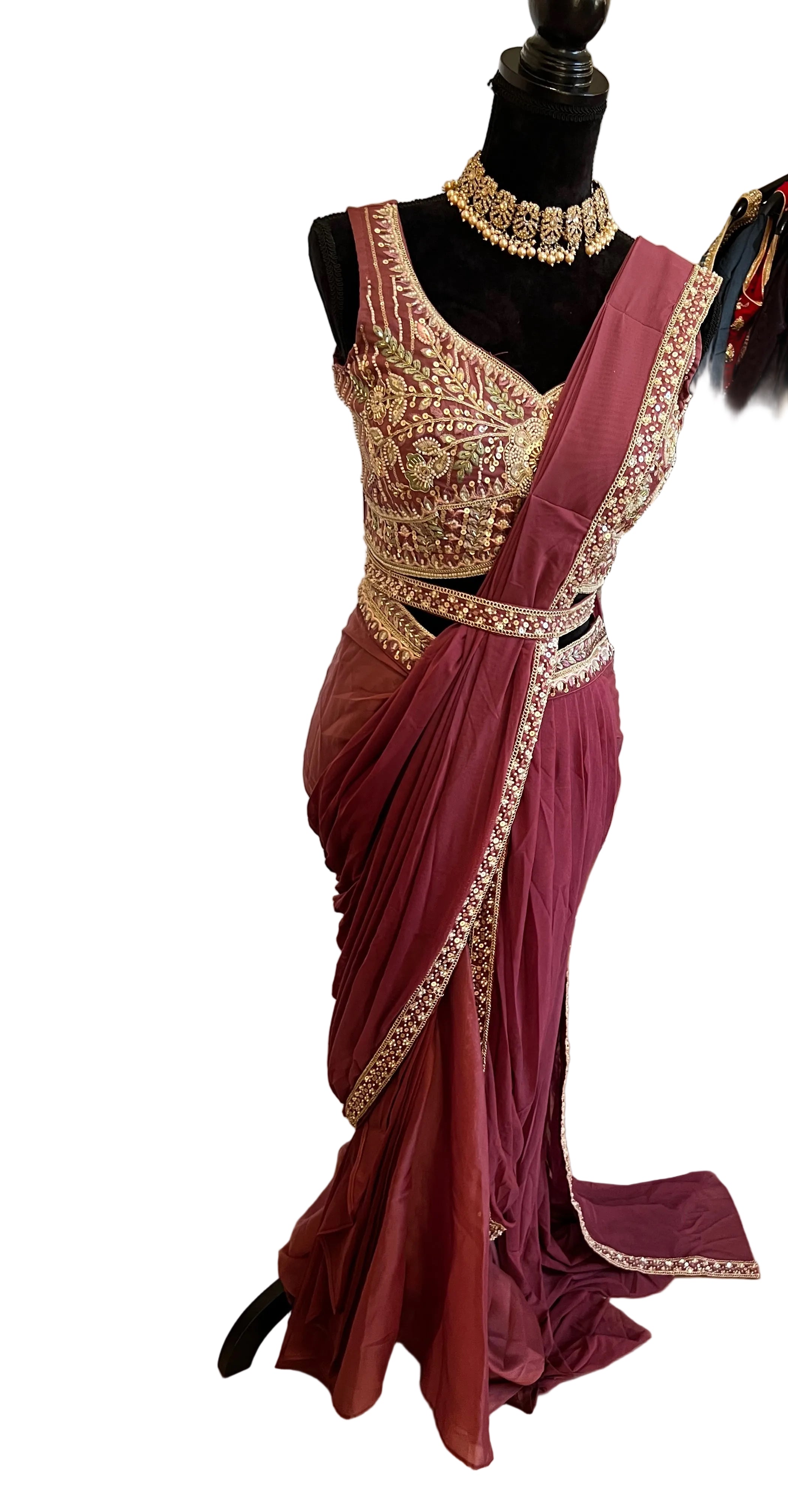 Lehenga - Saree style