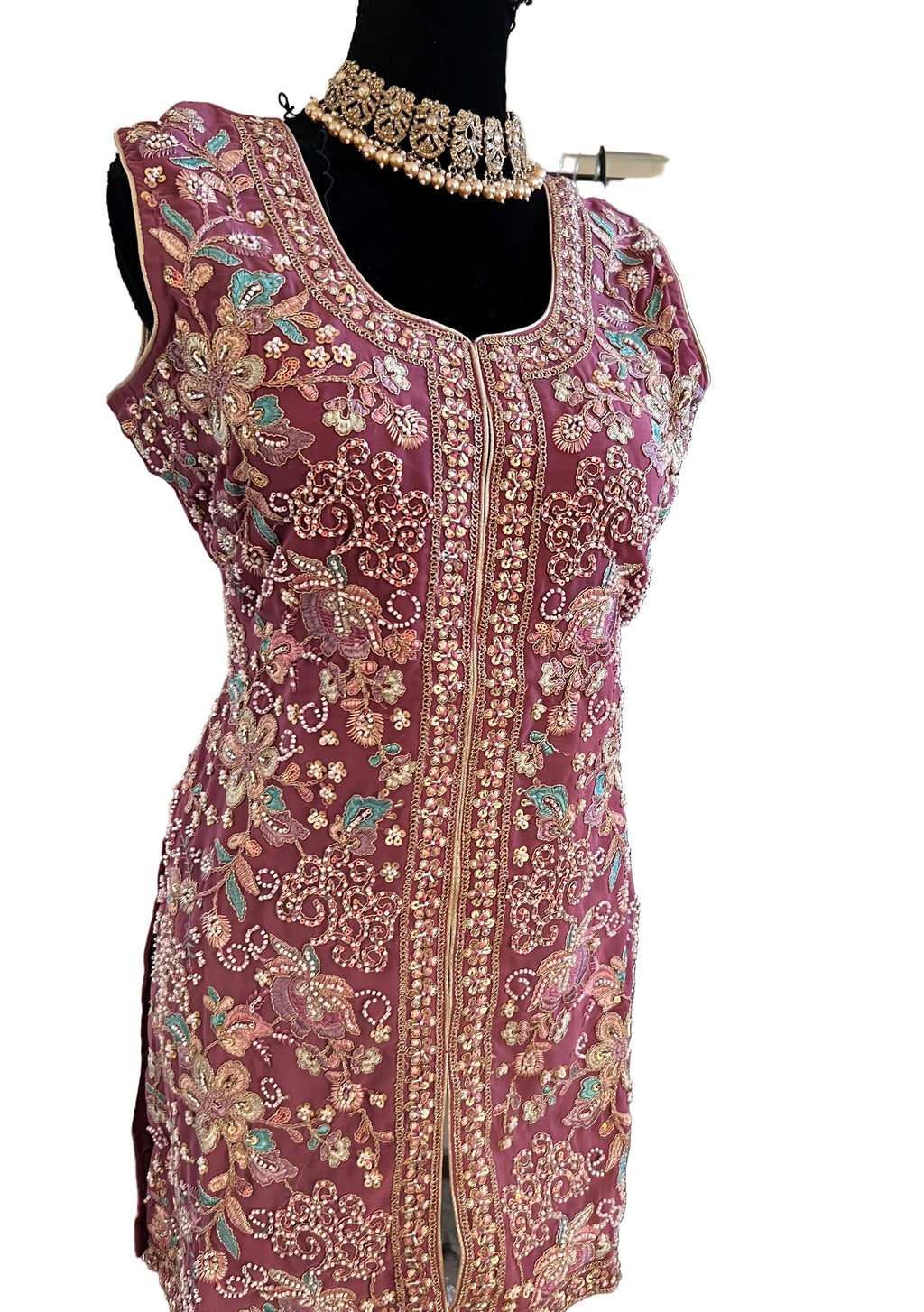 Sharara suit - Purple