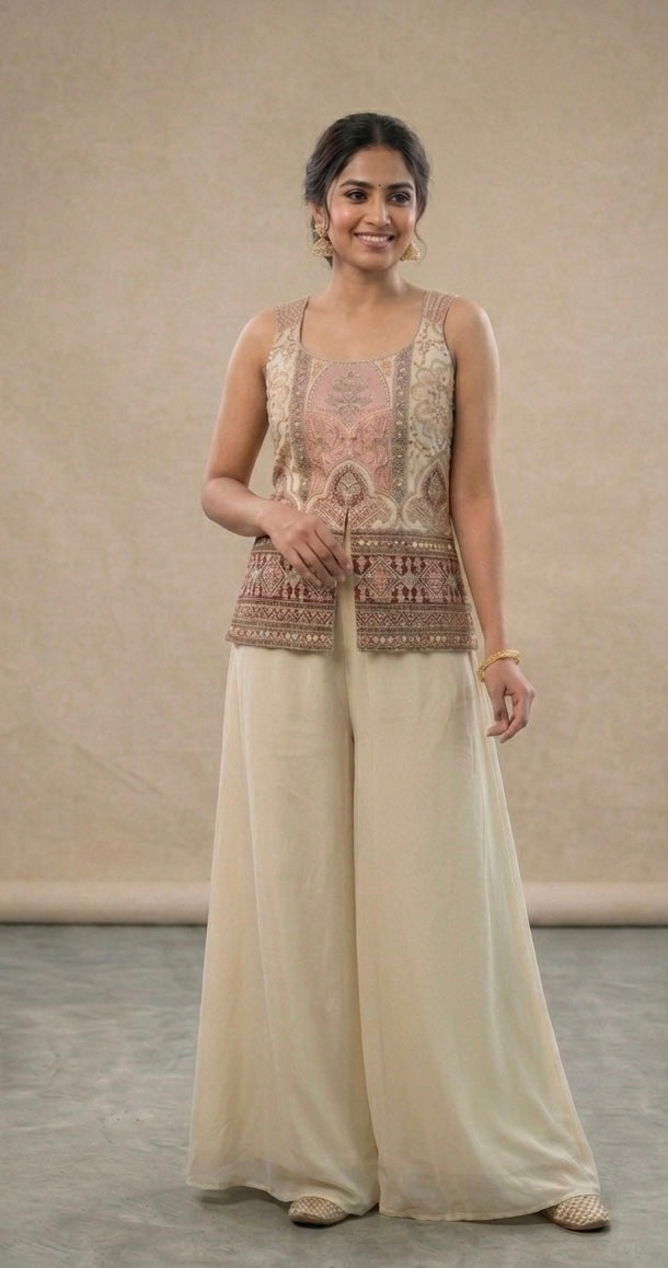 Pants set - Midi blouse multi