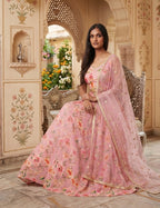 Flower lehenga - Esha