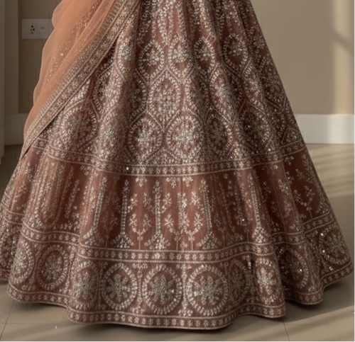 Lehenga - Dunkellachs