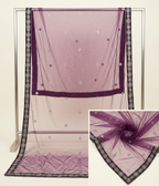 Dupatta - bordeaux/paars