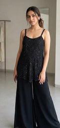 Long top set - Classy black