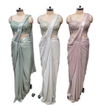 Readymade saree - shiny luxe