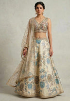 Lehenga - leichte Blume