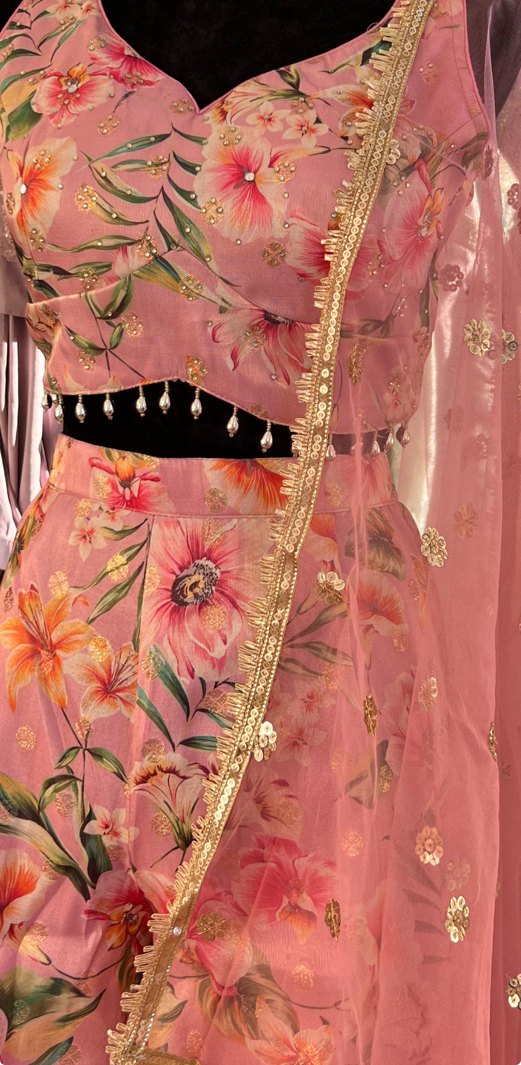 Pallazo Crop Top – Blume