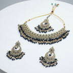 Königliches Saphirblau-Halsband-Set – Neela Ratna