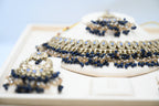 Königliches Saphirblau-Halsband-Set – Neela Ratna