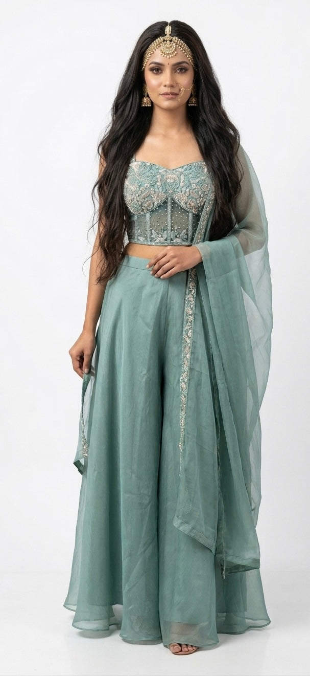 Crop top - corset pants