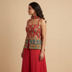 Pants set - long blouse multi