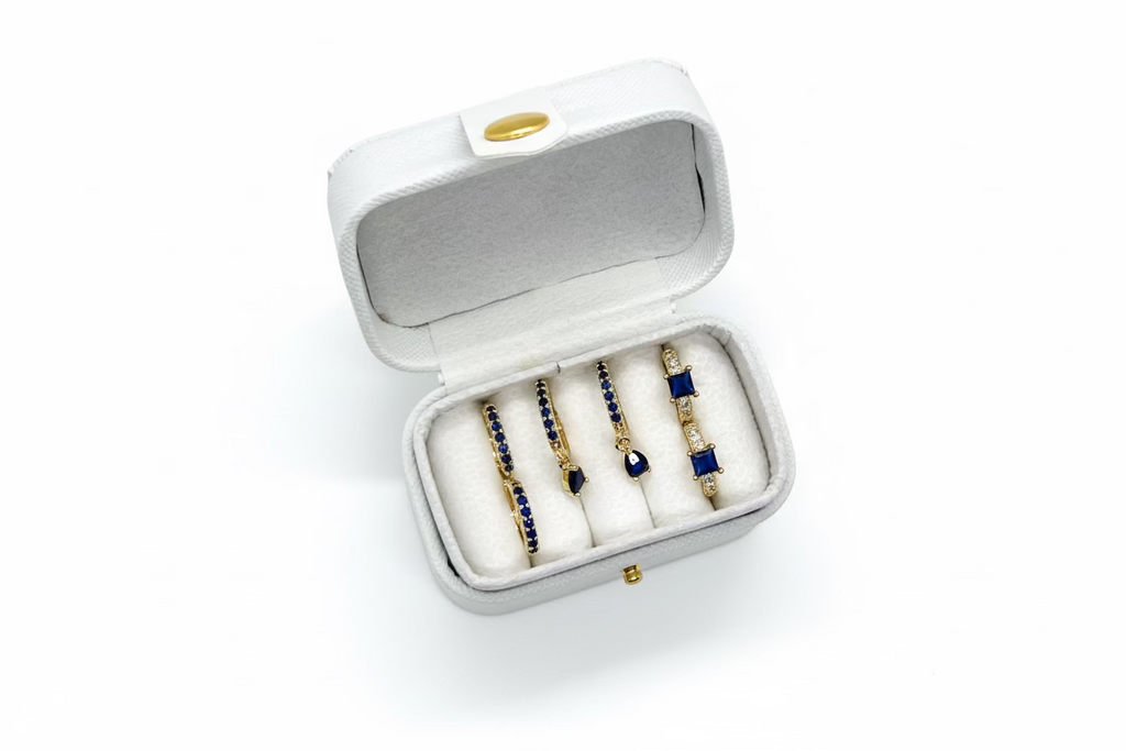 Earring - giftset royal blue