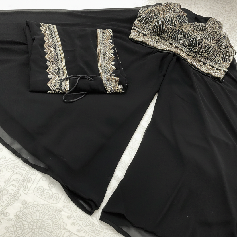 Vest style - palazzo crop top