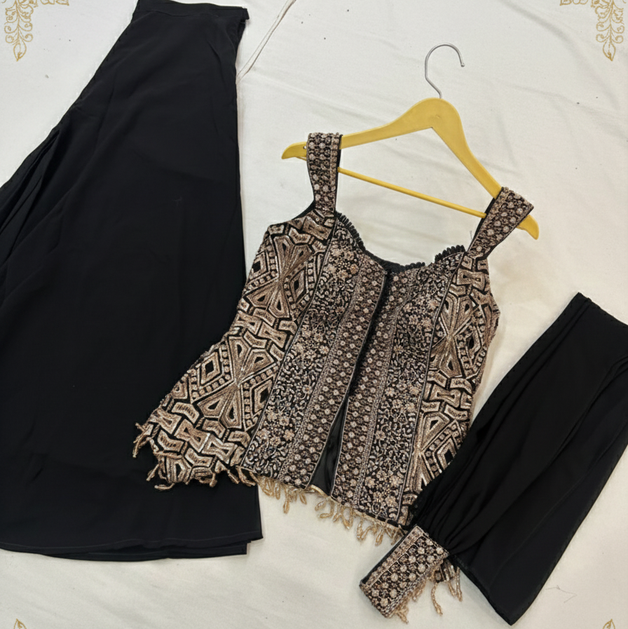 Pants set - long blouse