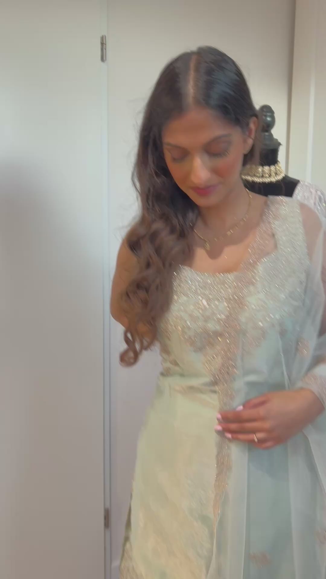 Sharara-Anzug – weite Hose