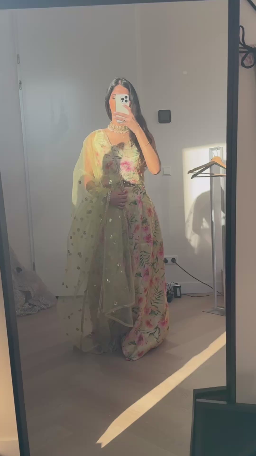 Pallazo crop top - flower