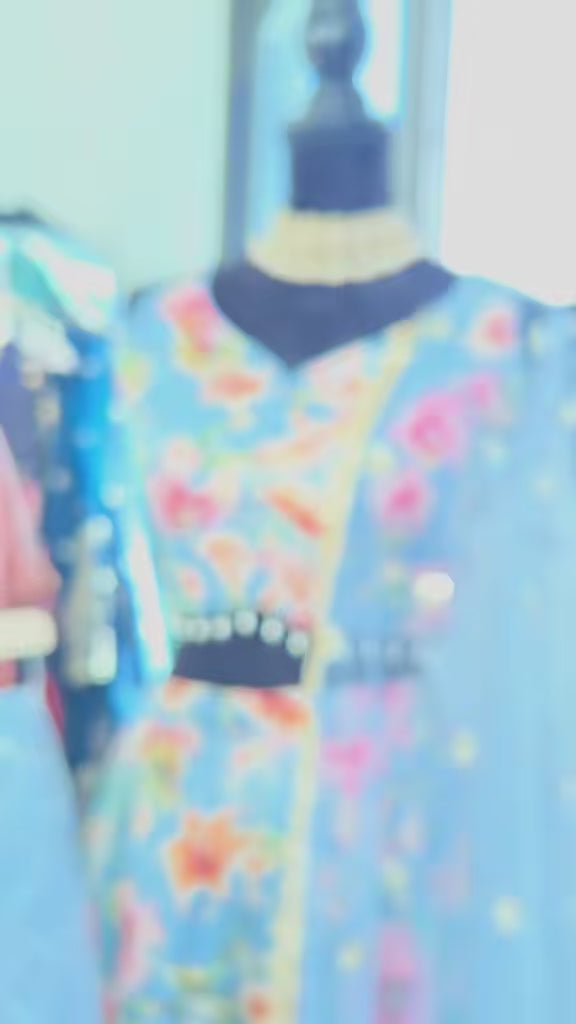 Pallazo crop top - flower