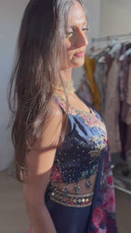 Flower Lehenga - Royal corset style