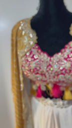 Lehenga - Saree/Dhotti style