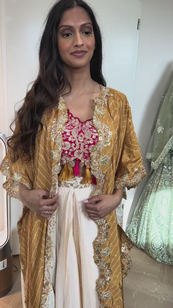 Lehenga -dhotti style