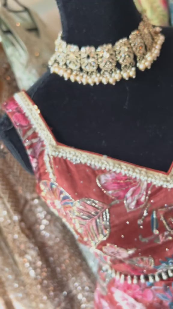 Lehenga - flower