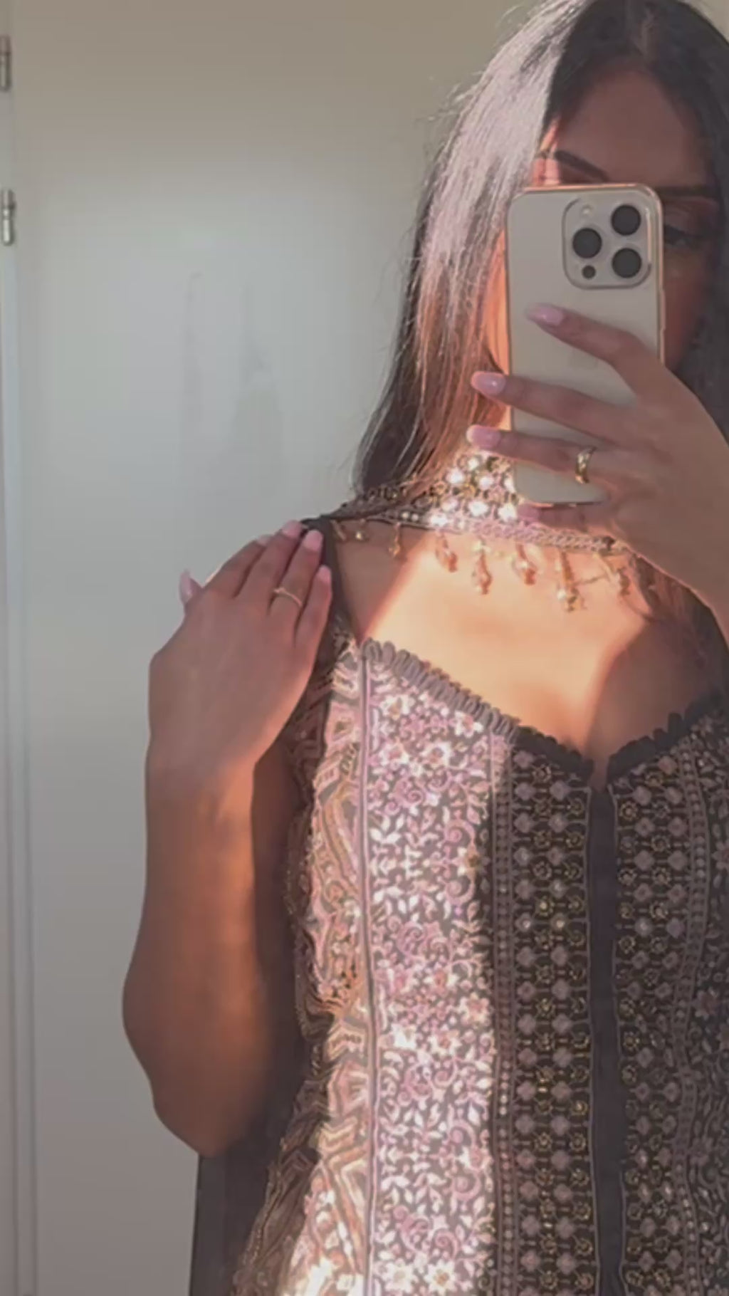 Hosen-Set – lange Bluse